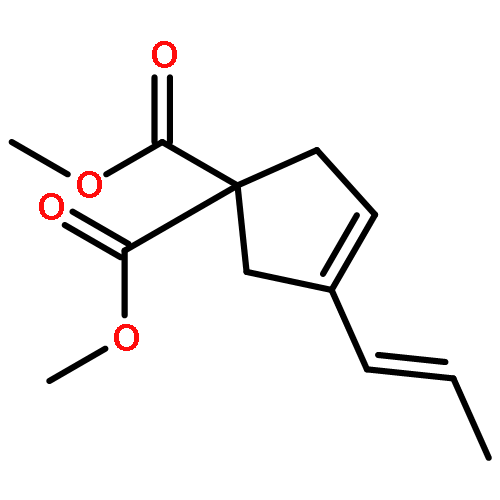 3-Cyclopentene-1,1-dicarboxylic acid, 3-(1-propenyl)-, dimethyl ester