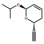 2H-Pyran, 2-ethynyl-3,6-dihydro-6-(1-methylethoxy)-, (2R,6R)-