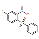 Benzene, 4-fluoro-2-nitro-1-(phenylsulfonyl)-