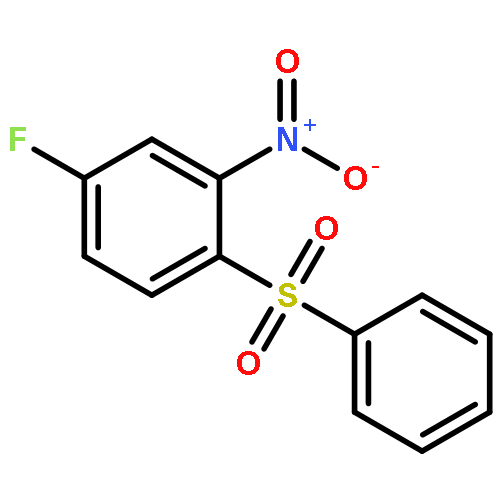 Benzene, 4-fluoro-2-nitro-1-(phenylsulfonyl)-