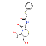 5-Thia-1-azabicyclo[4.2.0]oct-2-ene-2-carboxylicacid, 3-(hydroxymethyl)-8-oxo-7-[[2-(4-pyridinylthio)acetyl]amino]-, (6R,7R)-