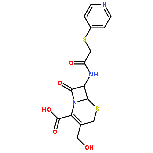 5-Thia-1-azabicyclo[4.2.0]oct-2-ene-2-carboxylicacid, 3-(hydroxymethyl)-8-oxo-7-[[2-(4-pyridinylthio)acetyl]amino]-, (6R,7R)-