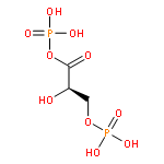 (2R)-2-hydroxy-1-oxopropane-1,3-diyl bis[dihydrogen (phosphate)]