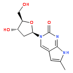 6-METHYL-3-(BETA-D-2-DEOXYFURANOSYL)PYRROLO[2,3-D]PYRIMIDIN-2-ONE 