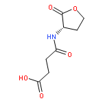 Butanoic acid, 4-oxo-4-[[(3S)-tetrahydro-2-oxo-3-furanyl]amino]-