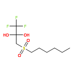 2,2-Propanediol, 1,1,1-trifluoro-3-(hexylsulfonyl)-