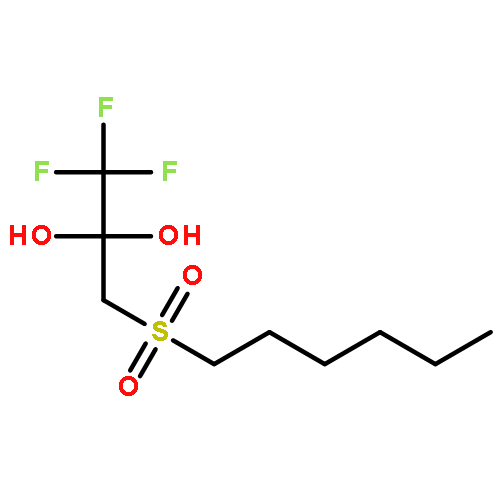 2,2-Propanediol, 1,1,1-trifluoro-3-(hexylsulfonyl)-