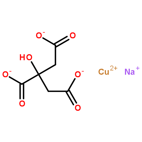 COPPER;SODIUM;2-HYDROXYPROPANE-1,2,3-TRICARBOXYLATE 