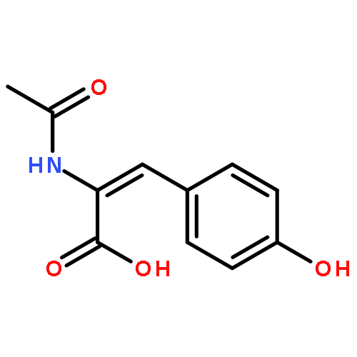 2-PROPENOIC ACID, 2-(ACETYLAMINO)-3-(4-HYDROXYPHENYL)- (EN) 