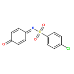 Benzenesulfonamide, 4-chloro-N-(4-oxo-2,5-cyclohexadien-1-ylidene)-