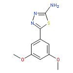 5-(3,5-Dimethoxy-phenyl)-[1,3,4]thiadiazol-2-ylamine