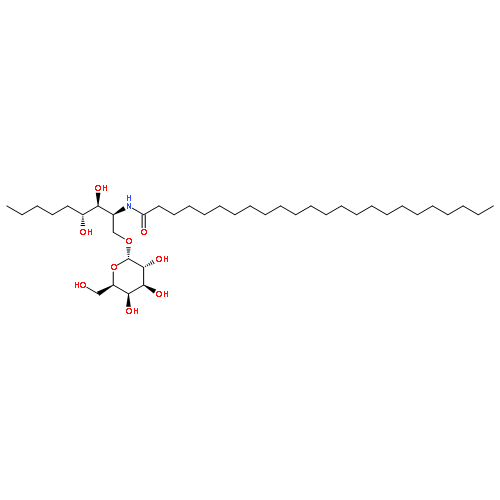 N-{(1S,2S,3R)-1-[(alpha-D-galactopyranosyloxy)methyl]-2,3-dihydroxyoctyl}tetracosanamide