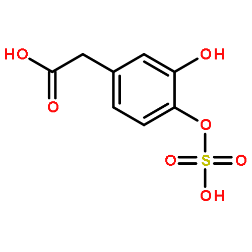 Benzeneacetic acid,3-hydroxy-4-(sulfooxy)-