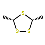 1,2,4-Trithiolane, 3,5-dimethyl-, (3R,5S)-rel-