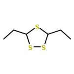 1,2,4-Trithiolane, 3,5-diethyl-, cis-