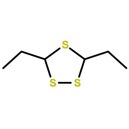 1,2,4-Trithiolane, 3,5-diethyl-, cis-