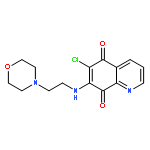 NSC 663284;6-CHLORO-7-[[2-(4-MORPHOLINYL)ETHYL]AMINO]-5,8-QUINOLINEDIONE 