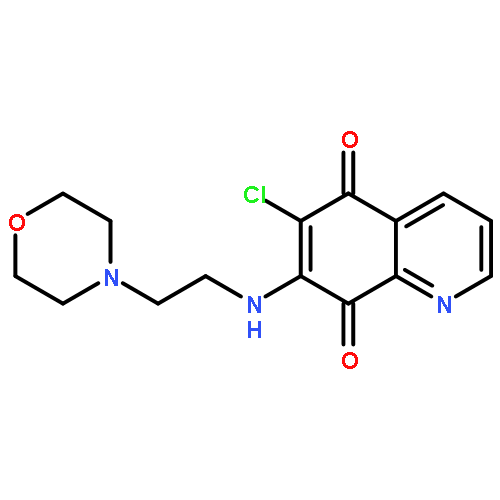 NSC 663284;6-CHLORO-7-[[2-(4-MORPHOLINYL)ETHYL]AMINO]-5,8-QUINOLINEDIONE 