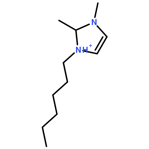 1H-Imidazolium, 1-hexyl-2,3-dimethyl-