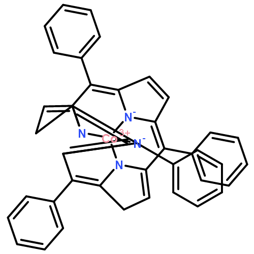 (5,10,15,20-tetraphenylporphyrinato)cobalt(III)(1+)