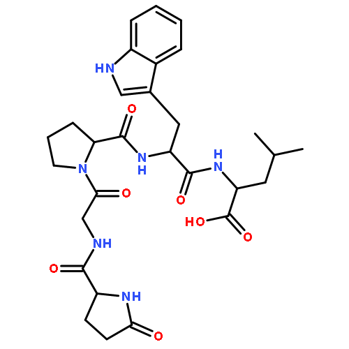 L-Leucine, 5-oxo-L-prolylglycyl-L-prolyl-L-tryptophyl-