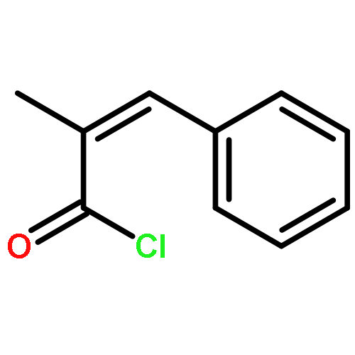 2-Propenoyl chloride, 2-methyl-3-phenyl-, (2E)-