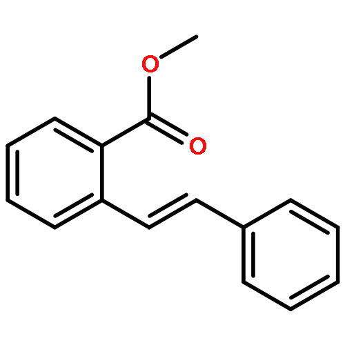 Benzoic acid, 2-[(1E)-2-phenylethenyl]-, methyl ester