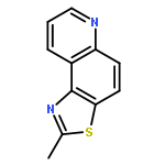 THIAZOLO[4,5-F]QUINOLINE, 2-METHYL- (9CI)