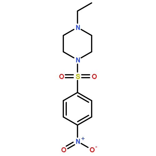 1-ethyl-4-({4-nitrophenyl}sulfonyl)piperazine