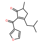 2-Cyclopenten-1-one, 2-(3-furanylcarbonyl)-5-methyl-3-(2-methylpropyl)-