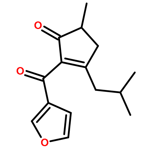 2-Cyclopenten-1-one, 2-(3-furanylcarbonyl)-5-methyl-3-(2-methylpropyl)-