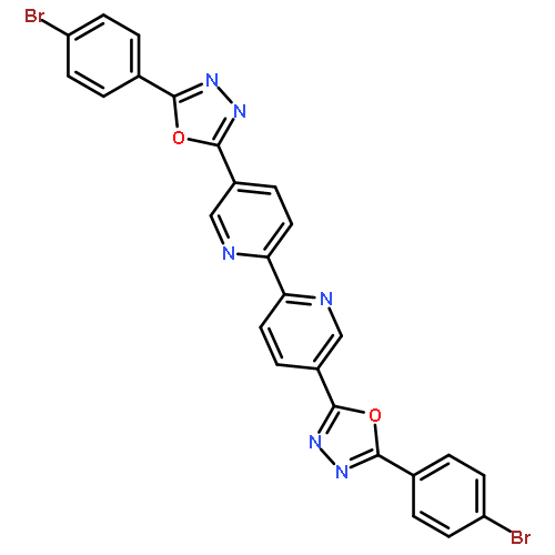 2,2'-Bipyridine, 5,5'-bis[5-(4-bromophenyl)-1,3,4-oxadiazol-2-yl]-