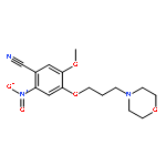 Benzonitrile, 5-methoxy-4-[3-(4-morpholinyl)propoxy]-2-nitro-