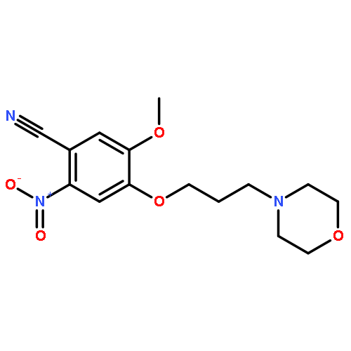 Benzonitrile, 5-methoxy-4-[3-(4-morpholinyl)propoxy]-2-nitro-