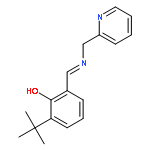 PHENOL, 2-(1,1-DIMETHYLETHYL)-6-[[(2-PYRIDINYLMETHYL)IMINO]METHYL]-