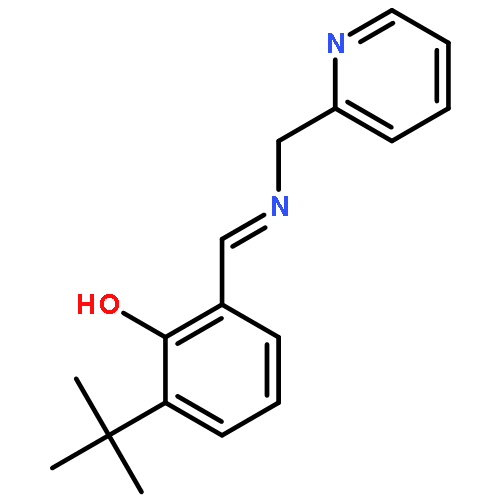 PHENOL, 2-(1,1-DIMETHYLETHYL)-6-[[(2-PYRIDINYLMETHYL)IMINO]METHYL]-