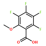 Benzoic acid, 2,3,4,5-tetrafluoro-6-methoxy-