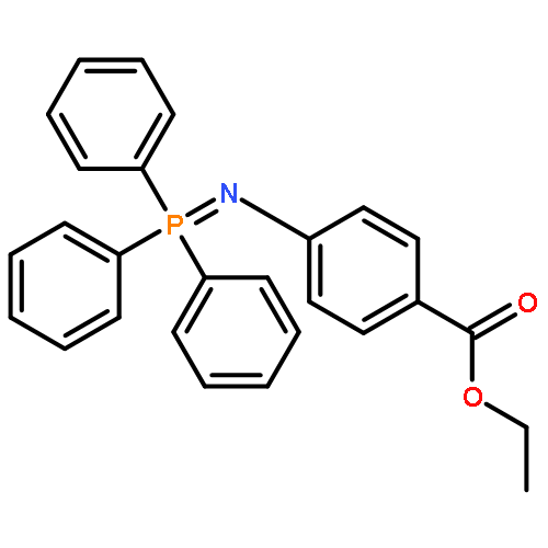 Benzoic acid, 4-[(triphenylphosphoranylidene)amino]-, ethyl ester