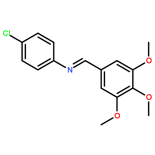 N-(4-CHLOROPHENYL)-1-(3,4,5-TRIMETHOXYPHENYL)METHANIMINE 