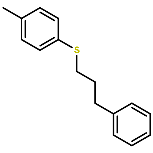 Benzene, 1-methyl-4-[(3-phenylpropyl)thio]-