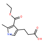 4-(2-CARBOXY-ETHYL)-2-METHYL-1H-PYRROLE-3-CARBOXYLIC ACID ETHYL ESTER 