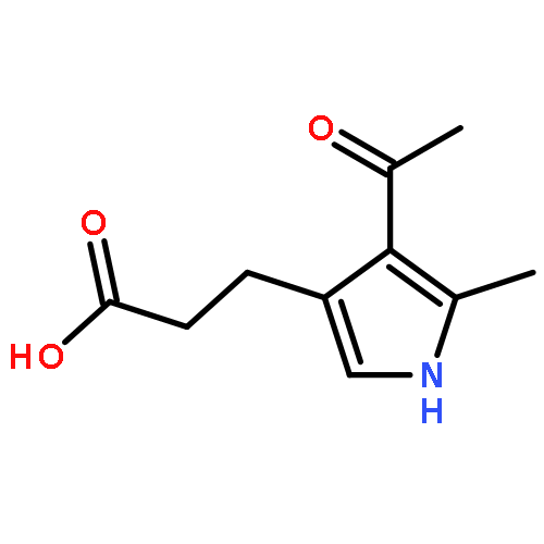 4-acetyl-5-methyl-1H-Pyrrole-3-propanoic acid