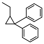 Benzene, 1,1'-(ethylcyclopropylidene)bis-