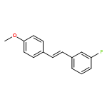 Benzene, 1-fluoro-3-[(1E)-2-(4-methoxyphenyl)ethenyl]-