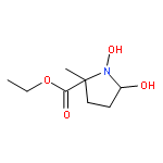 1-Pyrrolidinyloxy, 2-(ethoxycarbonyl)-5-hydroxy-2-methyl-