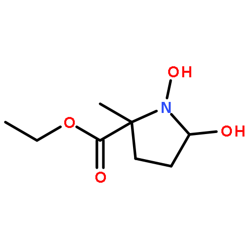 1-Pyrrolidinyloxy, 2-(ethoxycarbonyl)-5-hydroxy-2-methyl-