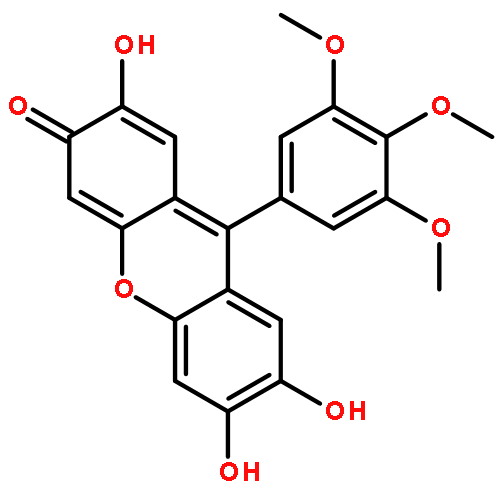 2,6,7-TRIHYDROXY-9-(3,4,5-TRIMETHOXYPHENYL)XANTHEN-3-ONE 