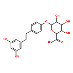 b-D-Glucopyranosiduronic acid,4-[(1E)-2-(3,5-dihydroxyphenyl)ethenyl]phenyl