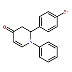 2-(4-BROMOPHENYL)-1-PHENYL-2,3-DIHYDROPYRIDIN-4-ONE 