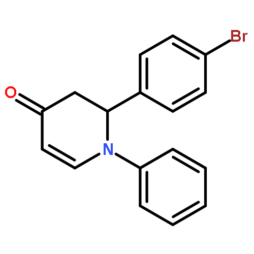 2-(4-BROMOPHENYL)-1-PHENYL-2,3-DIHYDROPYRIDIN-4-ONE 